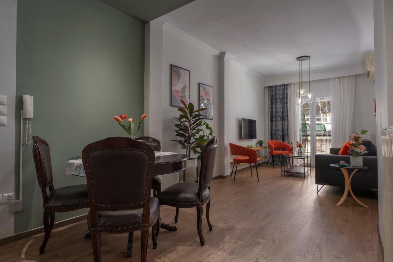 Estia Thessaloniki Apartment, Cozy, Spacious, Sunny, 2 Rooms-5 Beds Exterior photo