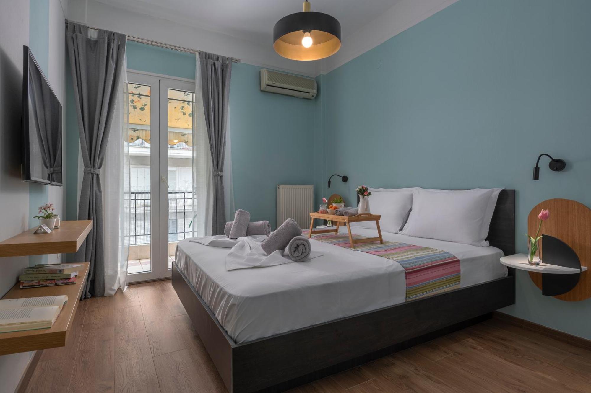 Estia Thessaloniki Apartment, Cozy, Spacious, Sunny, 2 Rooms-5 Beds Exterior photo